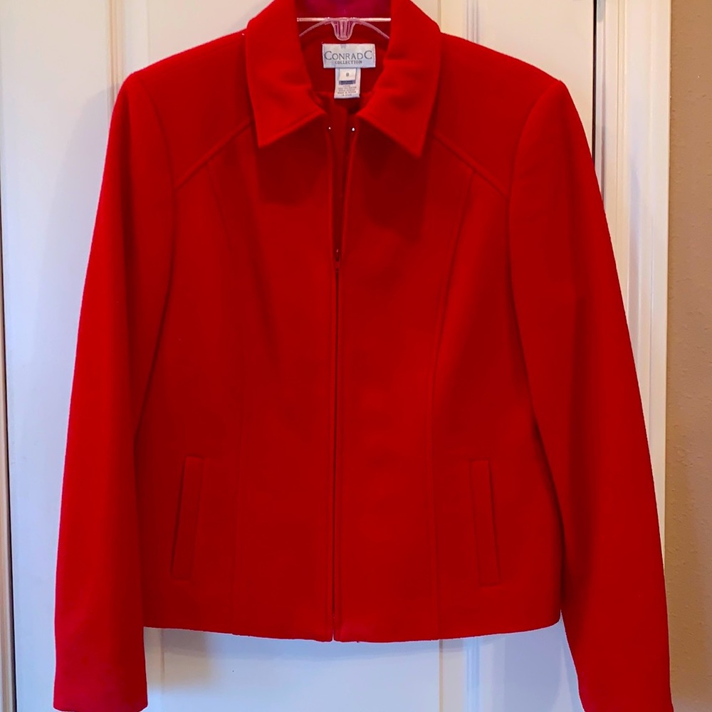 Closet CleanOUT - Red wool jacket
